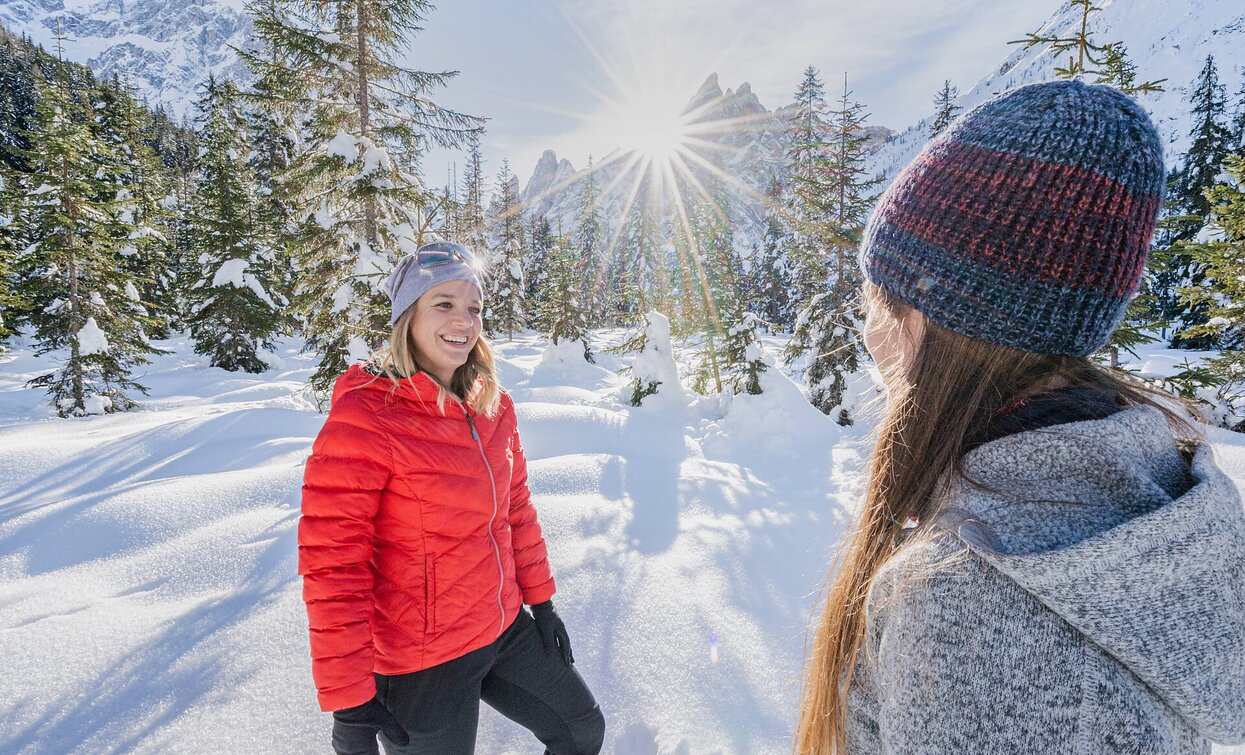 Winterwanderung: Kreuzbergpass - Coltrondo Alm | © Harald Wisthaler, Sexten Winterwanderung: Kreuzbergpass - Coltrondo Alm | © Harald Wisthaler, Sexten